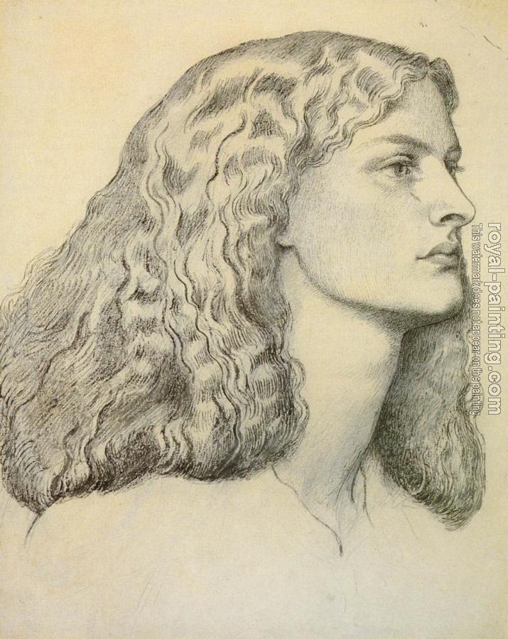 Dante Gabriel Rossetti : Portrait of Anne Miller